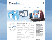 Tablet Screenshot of fibroview.com